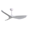 52 Inch Indoor Ceiling Fan with 6-Speed Remote and Reversible DC Motor - White