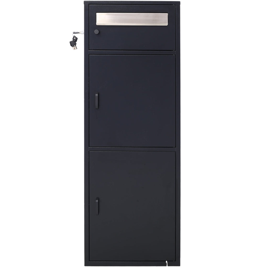 Large Steel Freestanding Floor Parcel Package Drop Box
