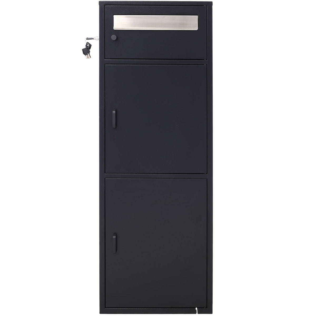 Large Steel Freestanding Floor Parcel Package Drop Box
