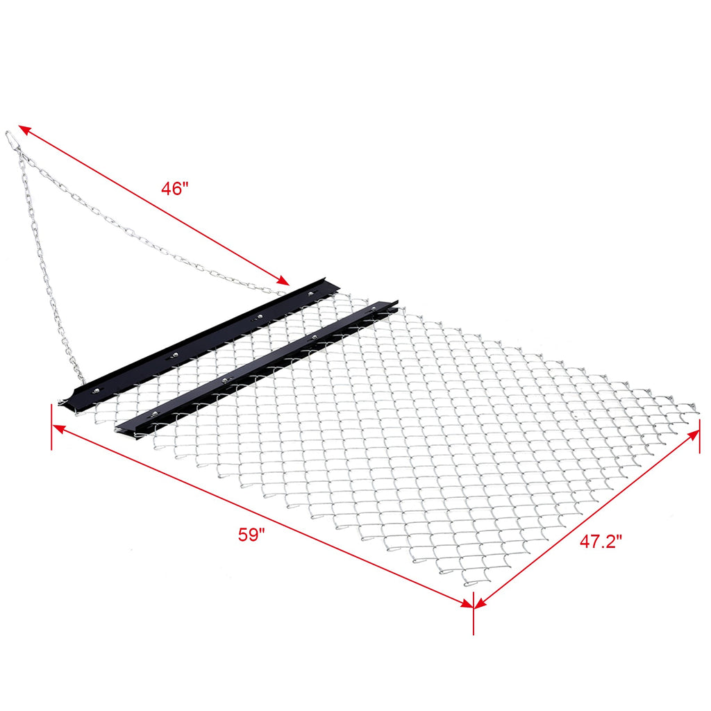 ATV Drag Harrow 4'x5' with Durable Steel Construction