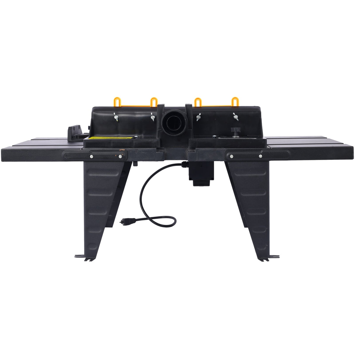 Electric Benchtop Router Table with Retractable Guard - Aluminum & Steel