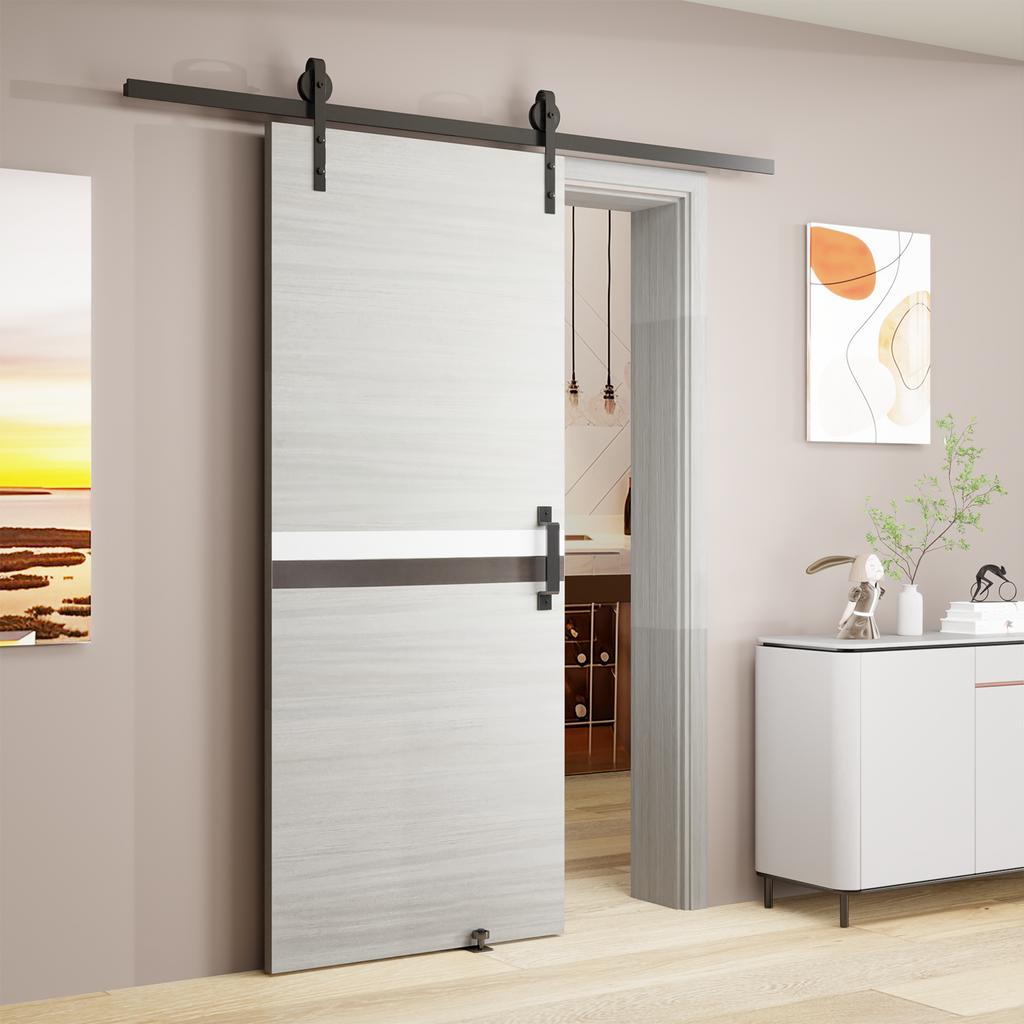 36" x 80" Melamine Integrated Door Slab with Moisture-Proof Construction