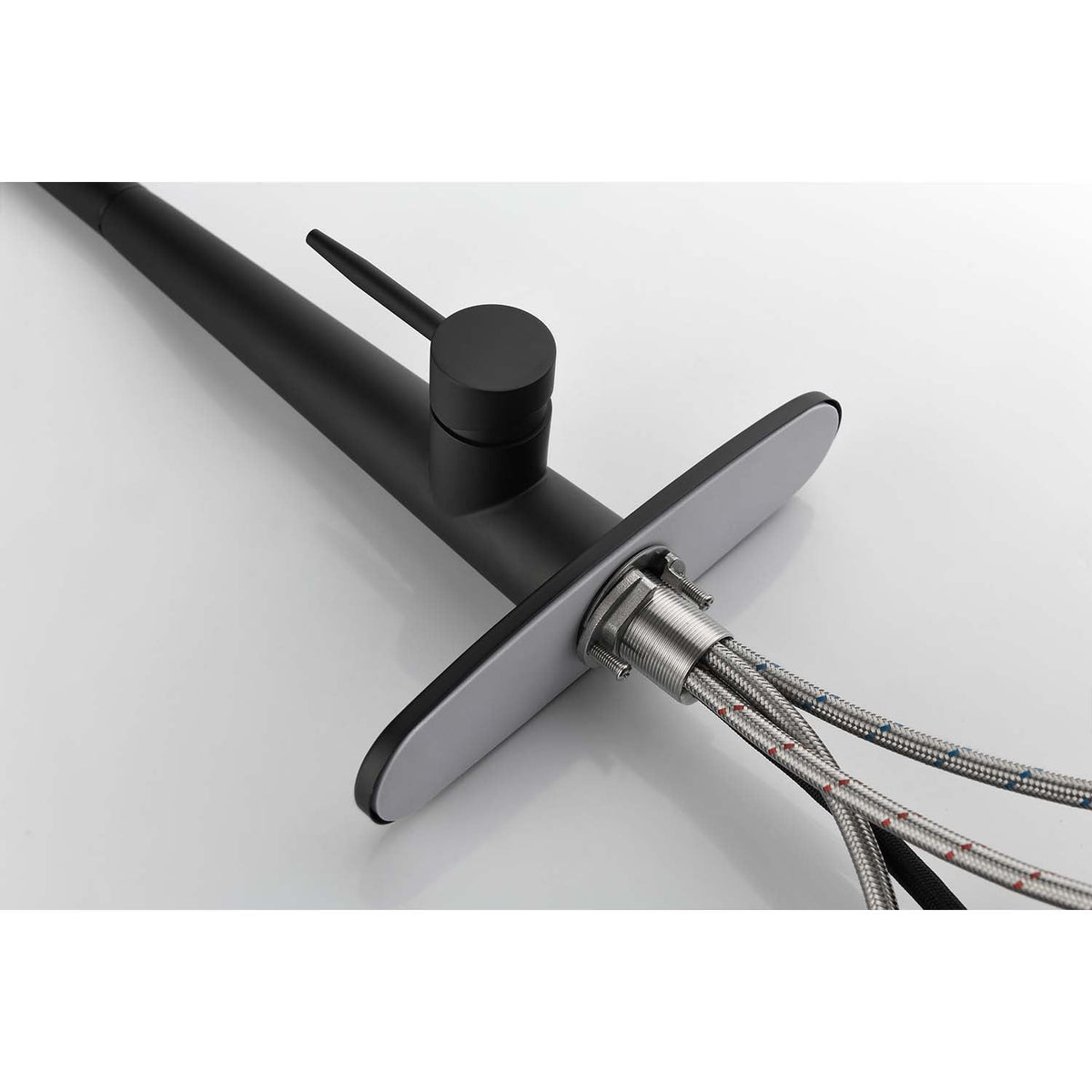 Stainless Steel Kitchen Sink Faucet with Pull Down Sprayer - Single Handle
