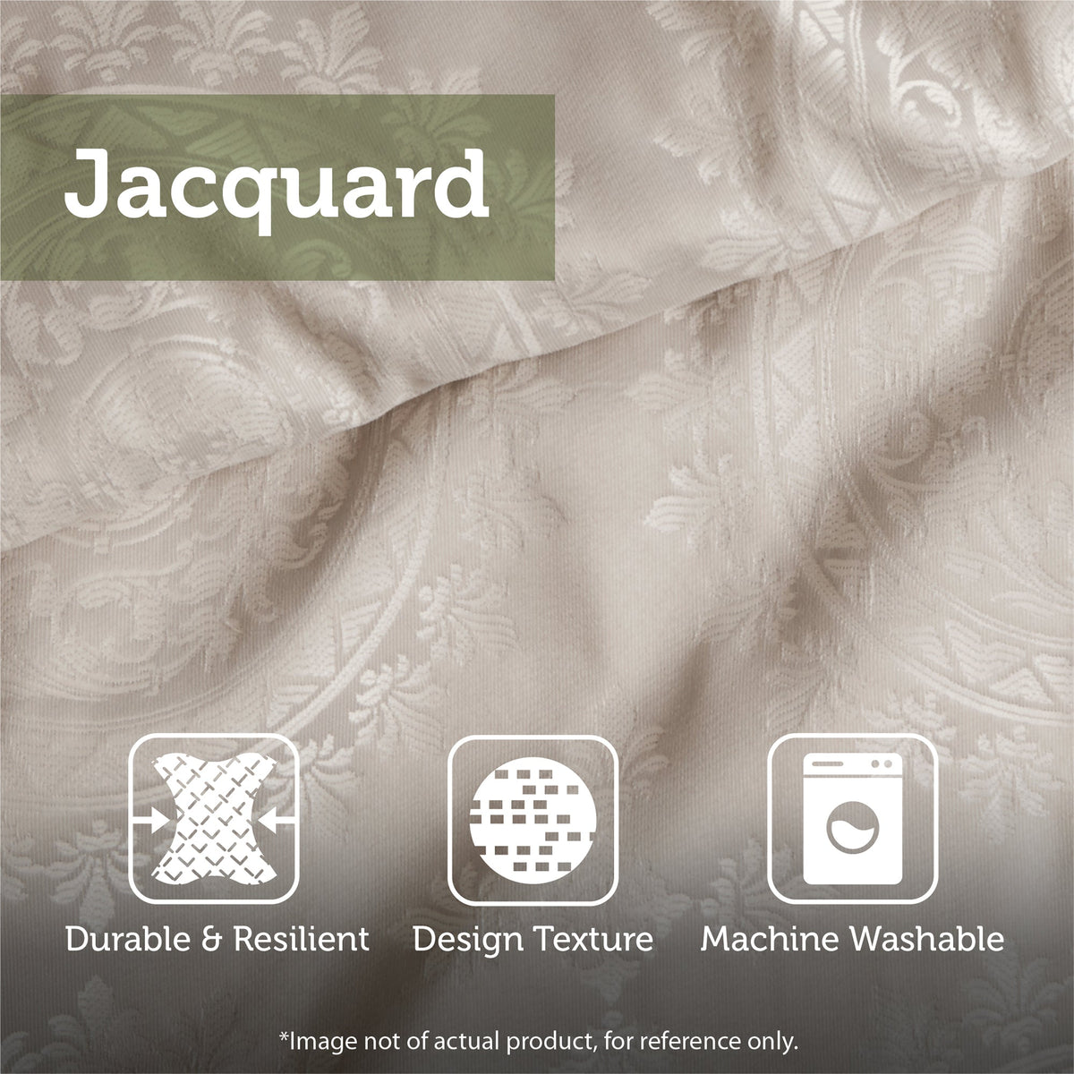 Queen 7 Piece Jacquard Comforter Set with Throw Pillows - Navy or Red