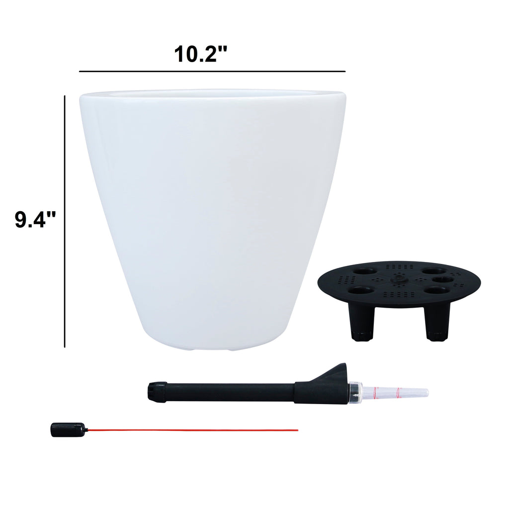 Self-Watering Planter Pot 2-Pack with Smart Design - ABS