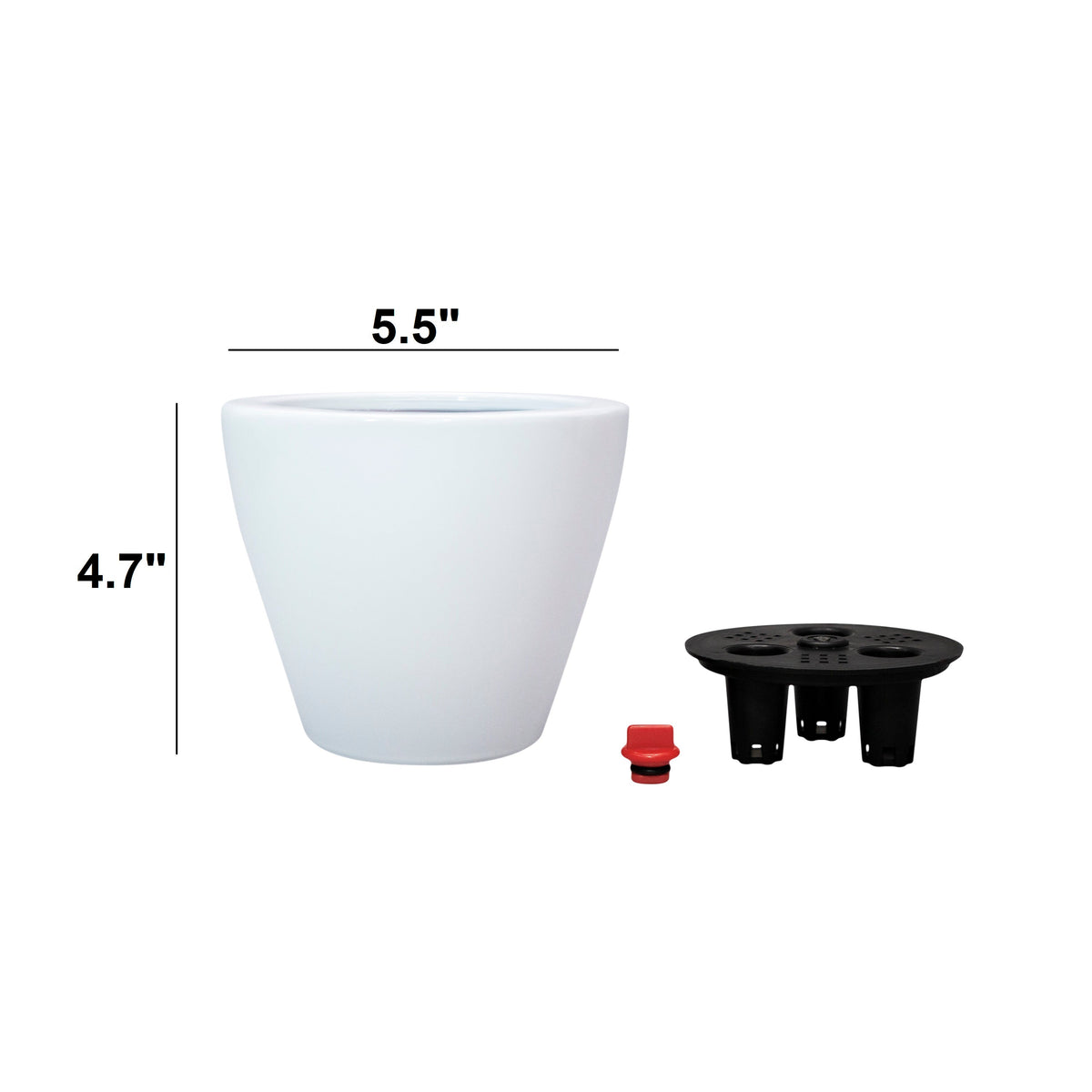 Self-Watering Planter Pot 2-Pack with Smart Design - ABS