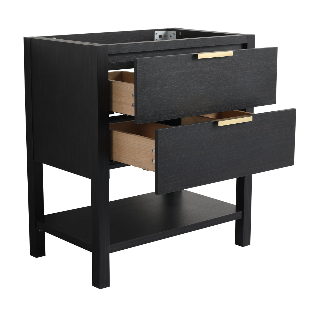 30 Inch Bathroom Vanity with 2 Soft-Close Drawers - Plywood