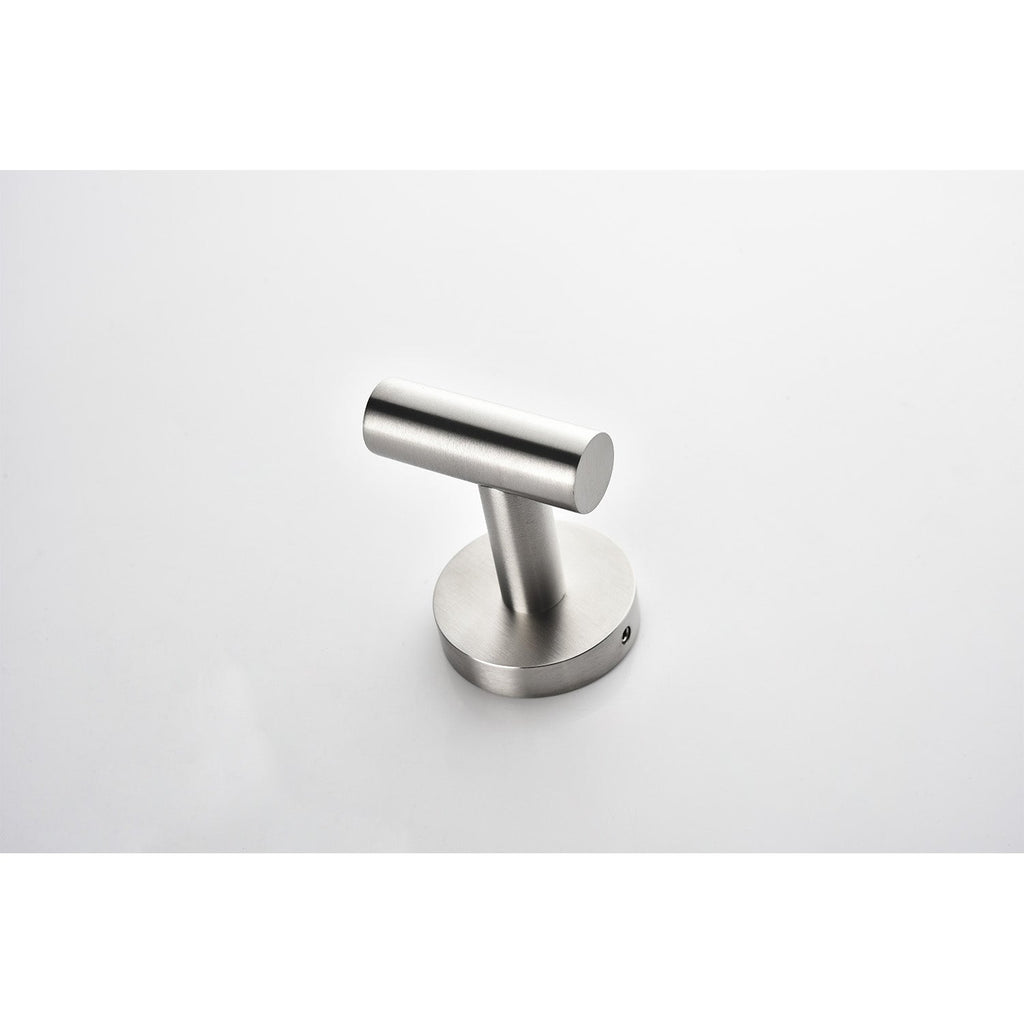 Brushed Nickel Bathroom Accessories Set with Stainless Steel Construction - 6-Piece
