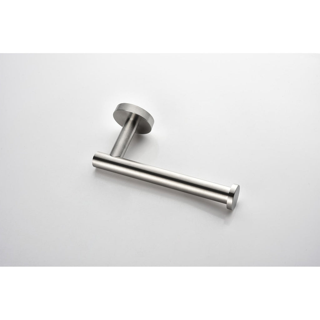 Brushed Nickel Bathroom Accessories Set with Stainless Steel Construction - 6-Piece