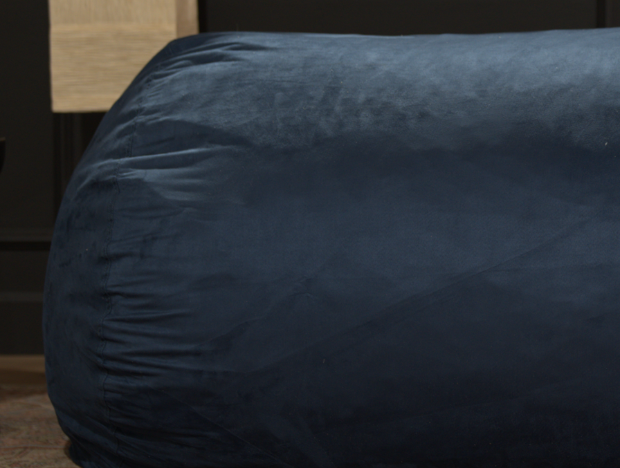 Jasper Traditional 8 Foot Cylindrical Suede Bean Bag
