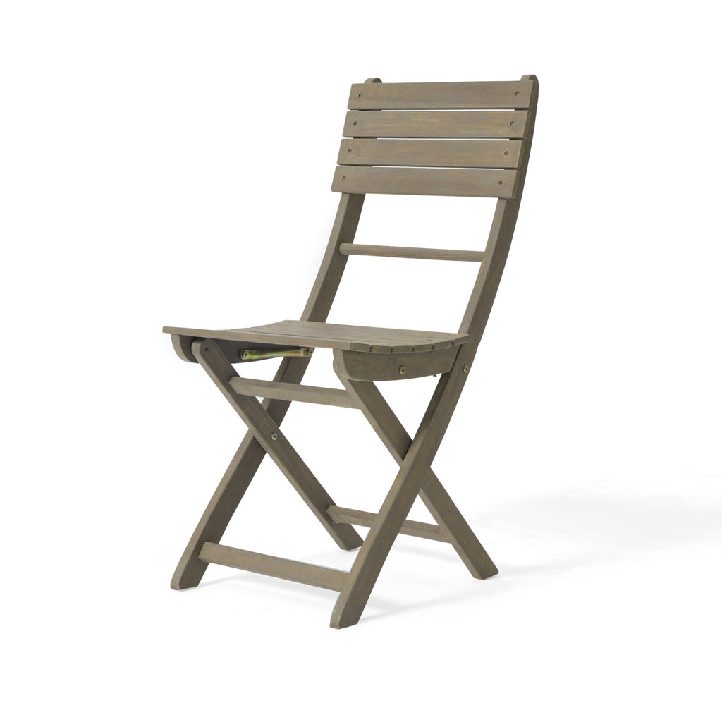 Positano Foldable Dining Set with Foldable Design - White or Dark Brown
