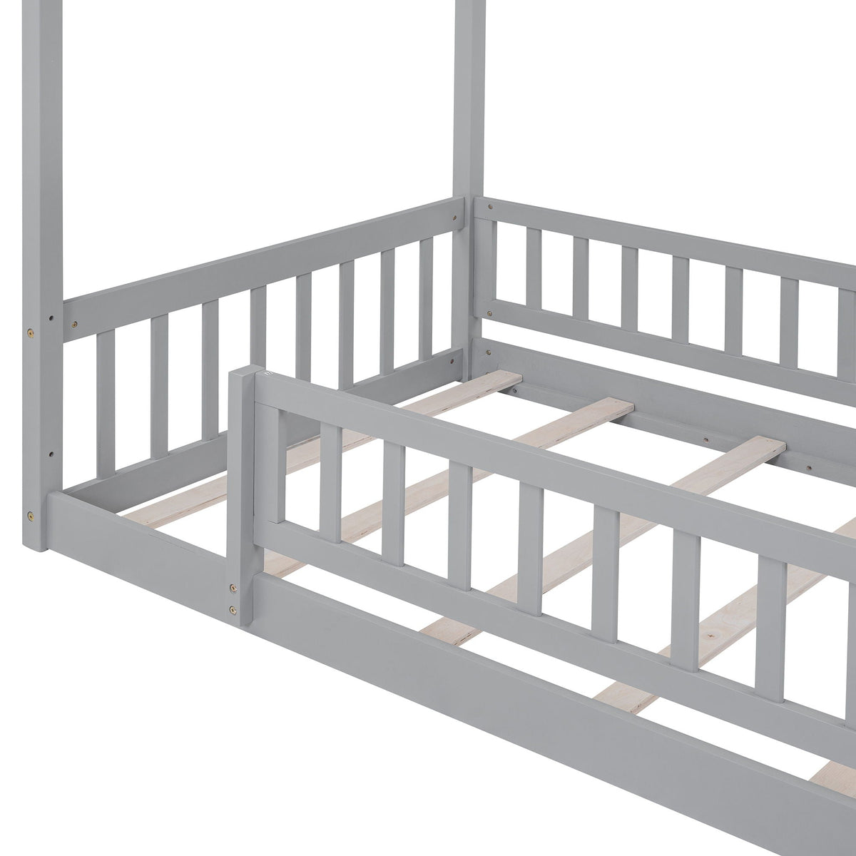 Bed House Bed Frame With Fence