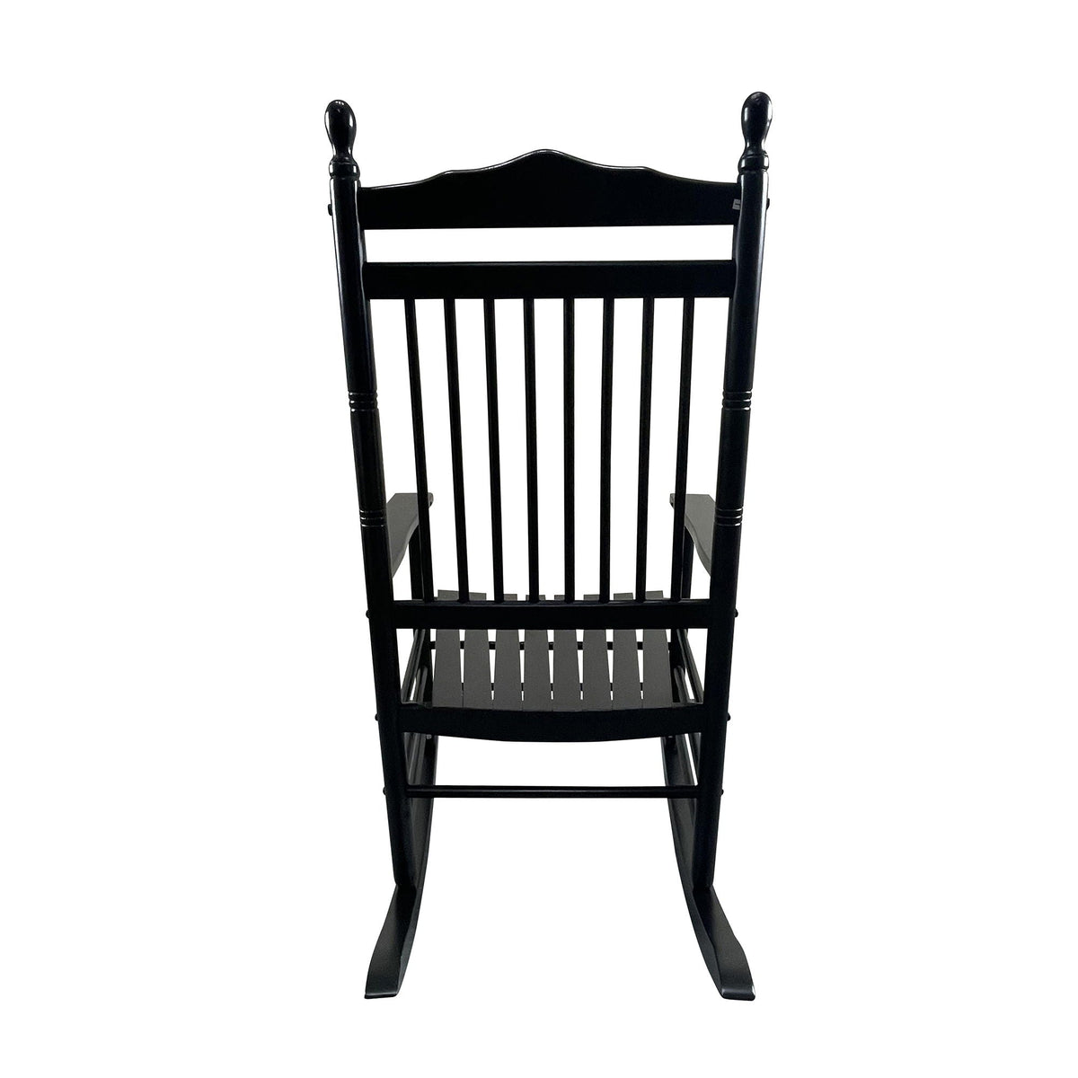 Wood Rocking Chair with Wide Seat - White or Black