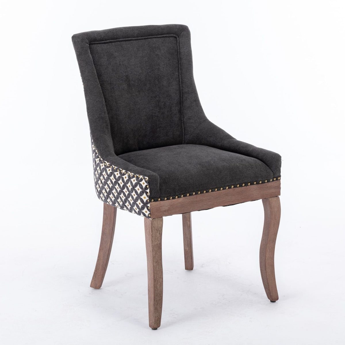 Ultra Side Dining Chair Set with Solid Wood Legs - Multiple Colors