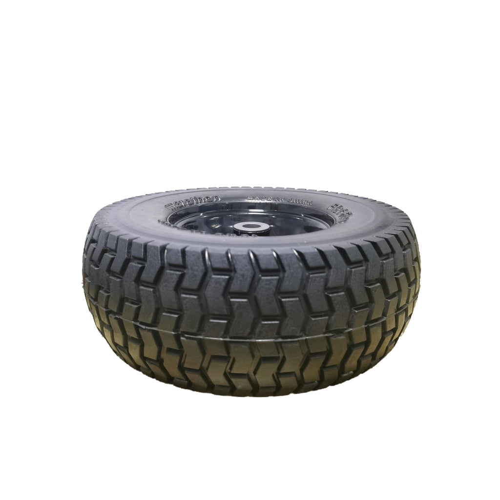 Flat Free Tire and Wheel Assembly with 3" Hub - Black