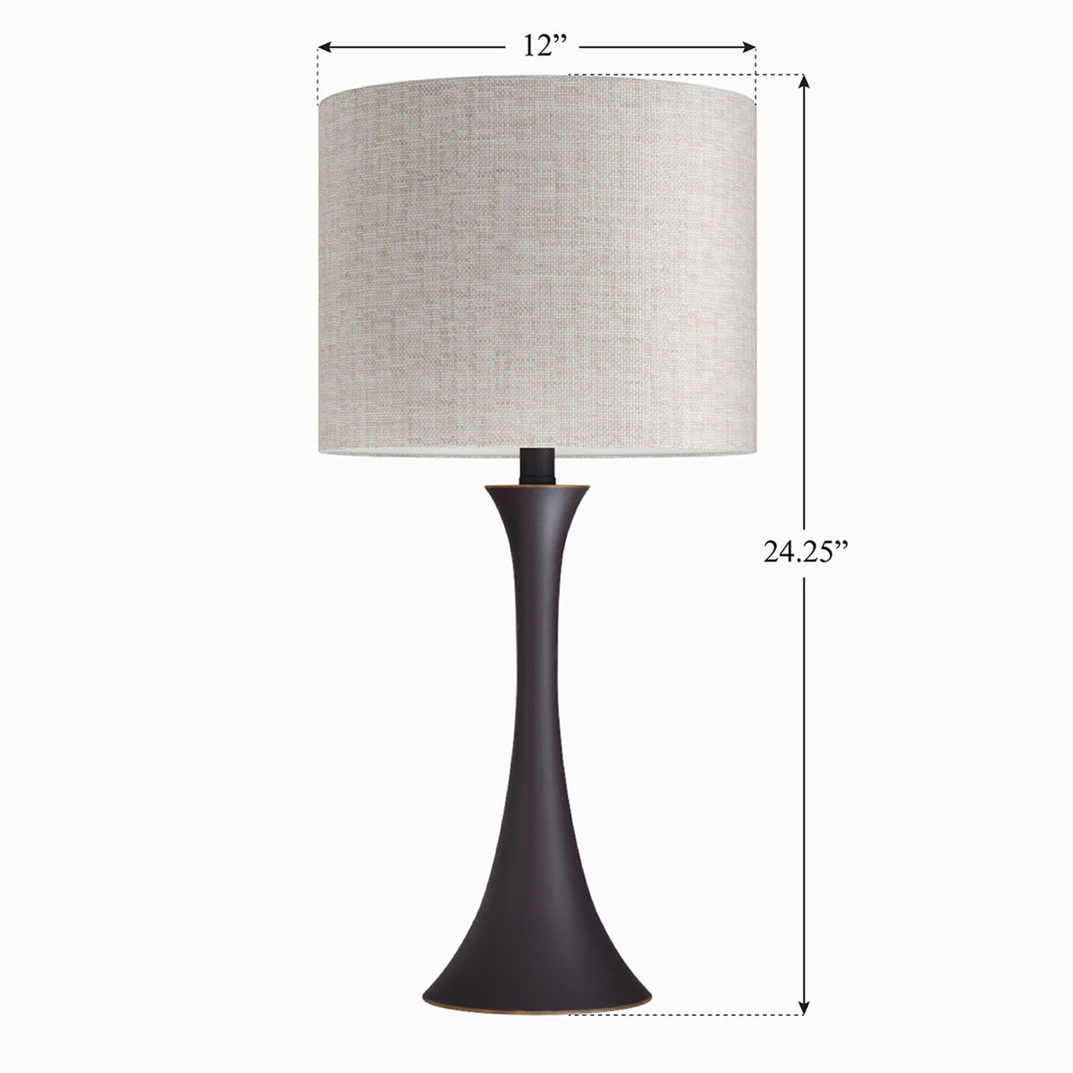 Contemporary & Modern Table Lamp Set with 3-Way Switch – Gold, Black, or Pearl Silver