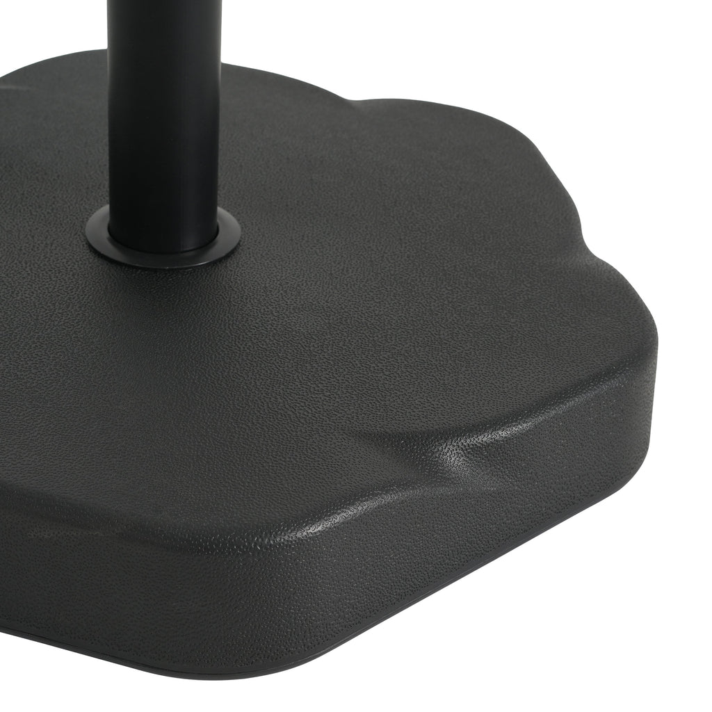 Hex Shape Outdoor 65-Pound Umbrella Base with Resin and Concrete - Outdoor