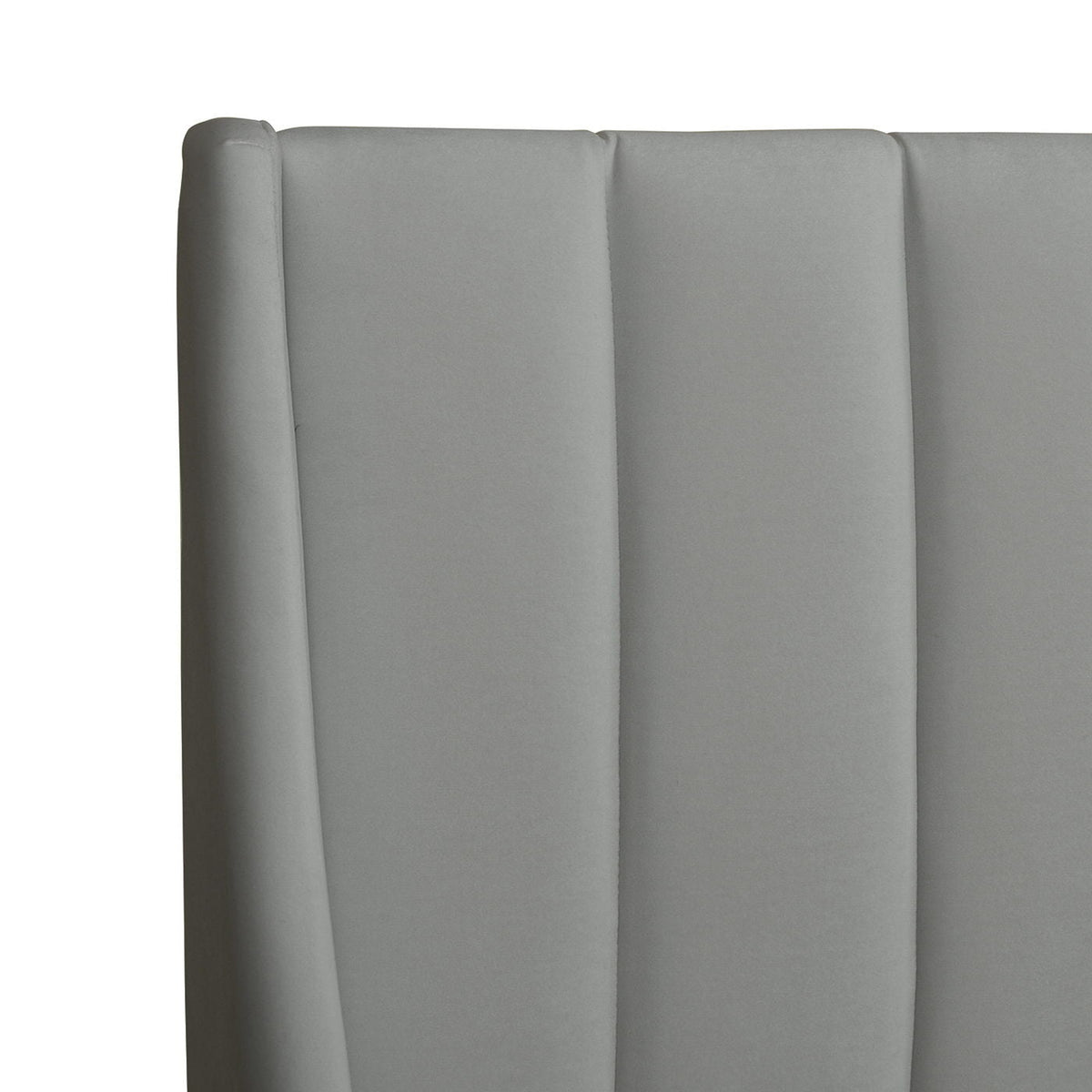 Vertical Tufted Modern Headboard Platform Bed Set with Upholstered Finish - Multiple Colors