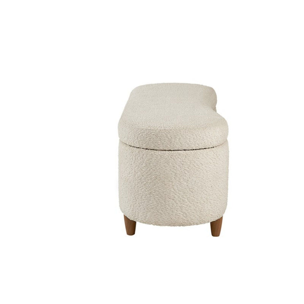 Flip Top Storage Bench with Soft Close Hinges - Light Brown, Beige, or Dark Green