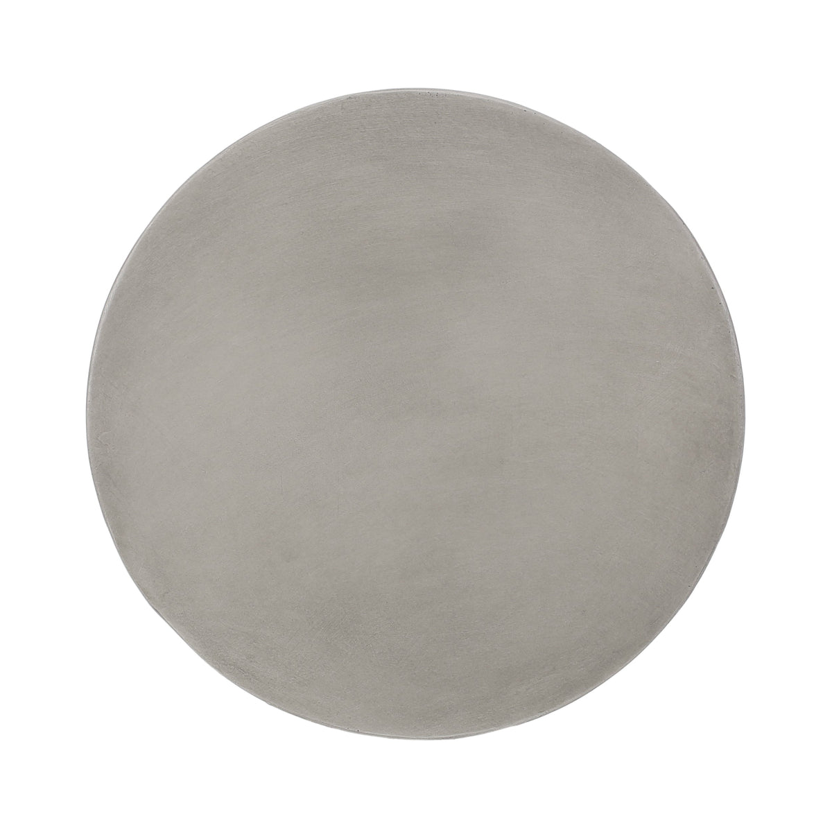 Lightweight Concrete Outdoor Side Table with Modern Design - Light Grey