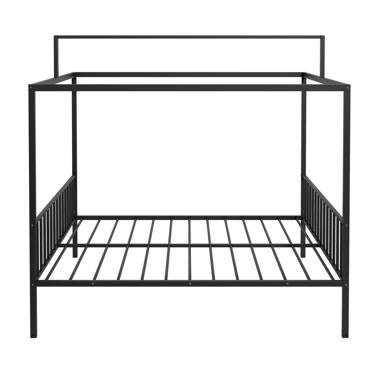 3 In 1 Convertible Montessori Floor Bed with Fenced Support - Full