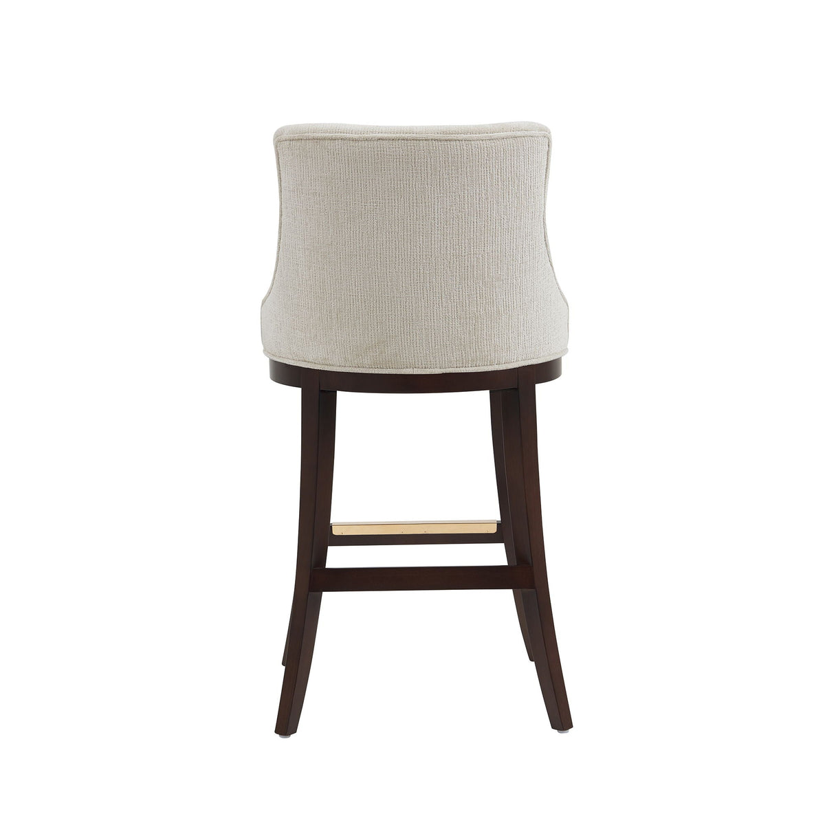 Bar Height Barstool with Backrest - Green, Light Brown, or Beige
