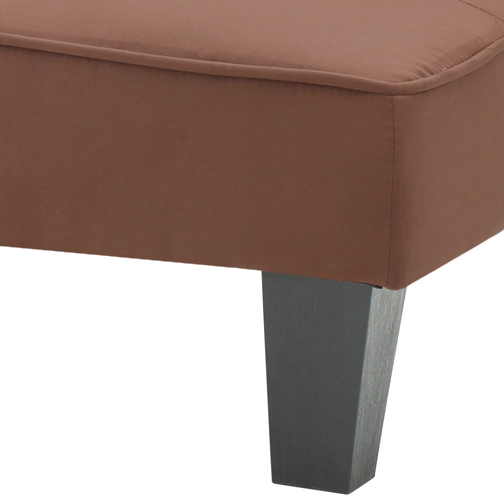 Alan Sofa Bed with Contemporary Design - Black, Dark Brown, Red, Light Brown