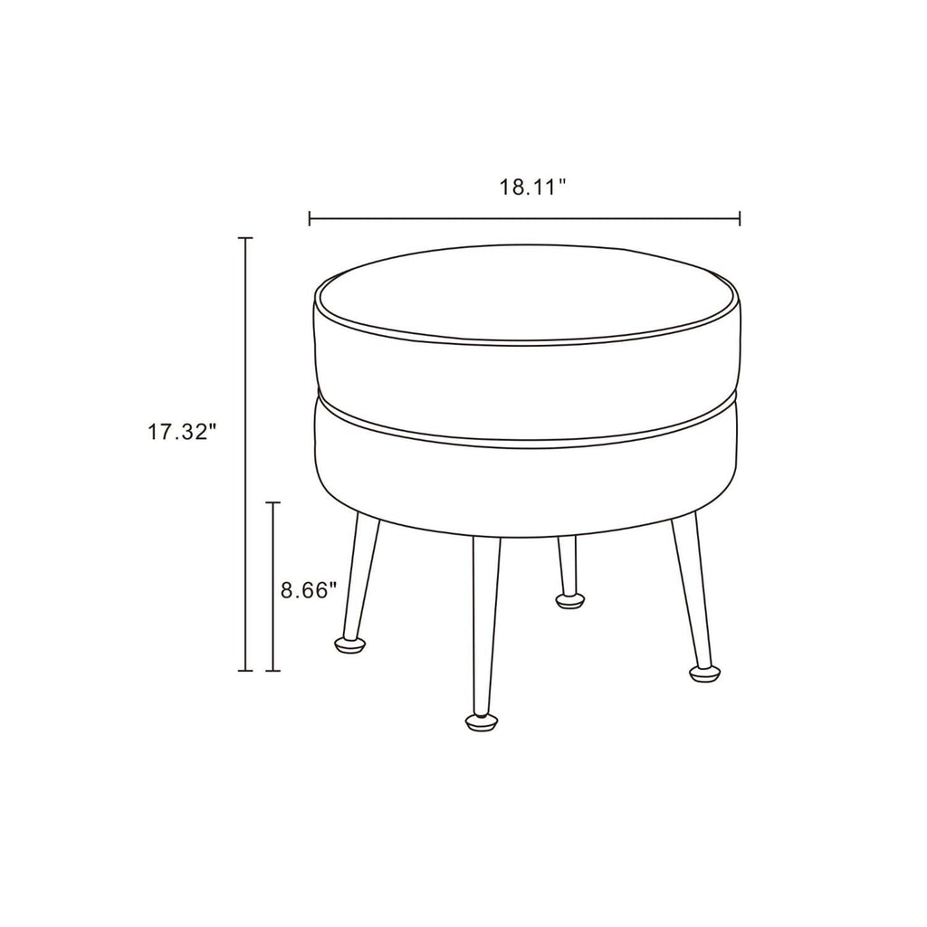 Bailey Upholstered Accent Ottoman