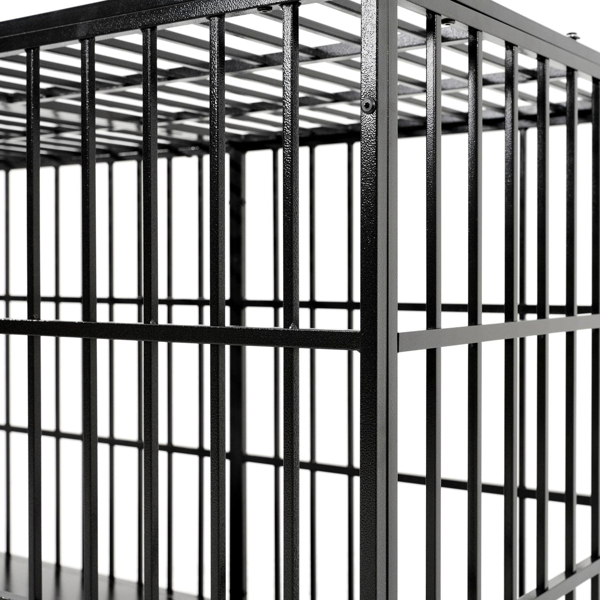 Extra Large Heavy Duty Dog Crate with Removable Pans - Black