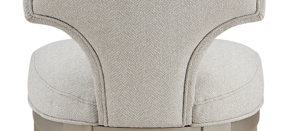 Kasa Light Gray Side Chair Set of 2 with Solid Wood Legs - Light Gray