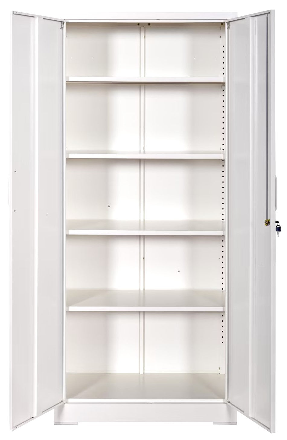 71" Metal Storage Cabinet with Locking Doors and Adjustable Shelves