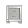 Silver Champagne Nightstand with Durable Construction - Madison