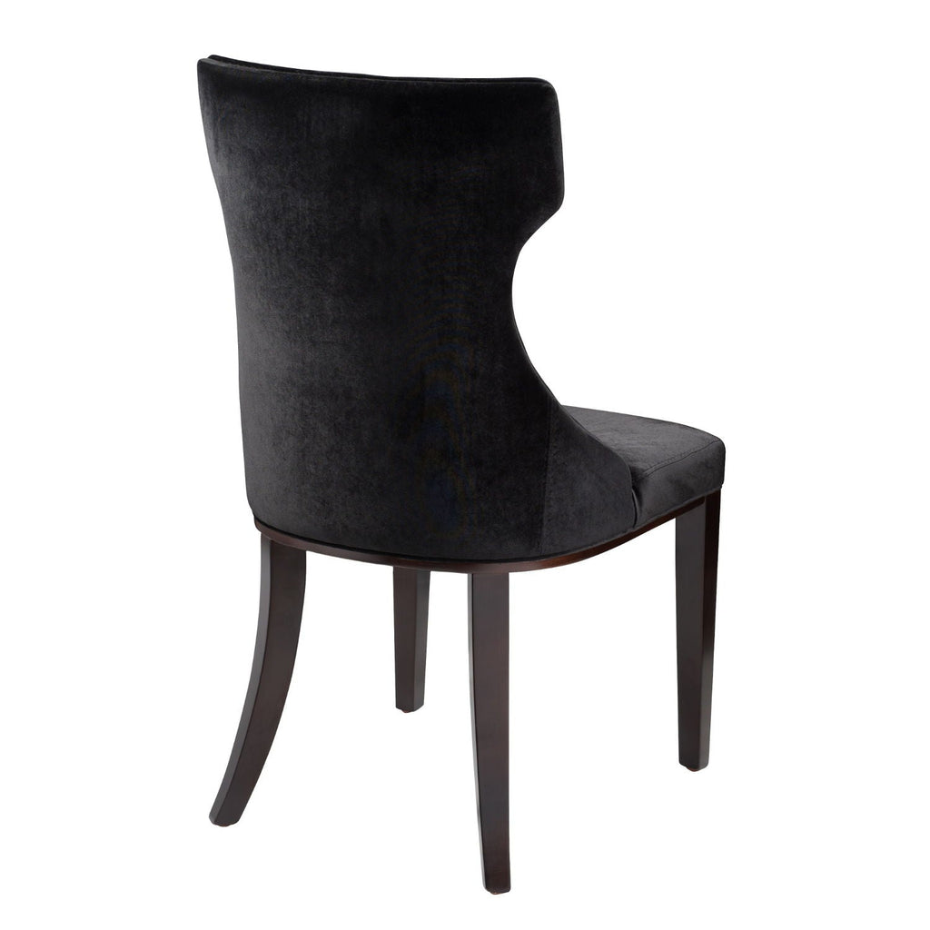 Reine Dining Chair Set of 2 with Solid Wood Frame and Classic Design - Multiple Colors