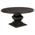 Twyla 60-inch Round Wood Dining Room Table Dark Cocoa