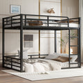 Metal Full XL Over Full XL Bunk Bed Frame