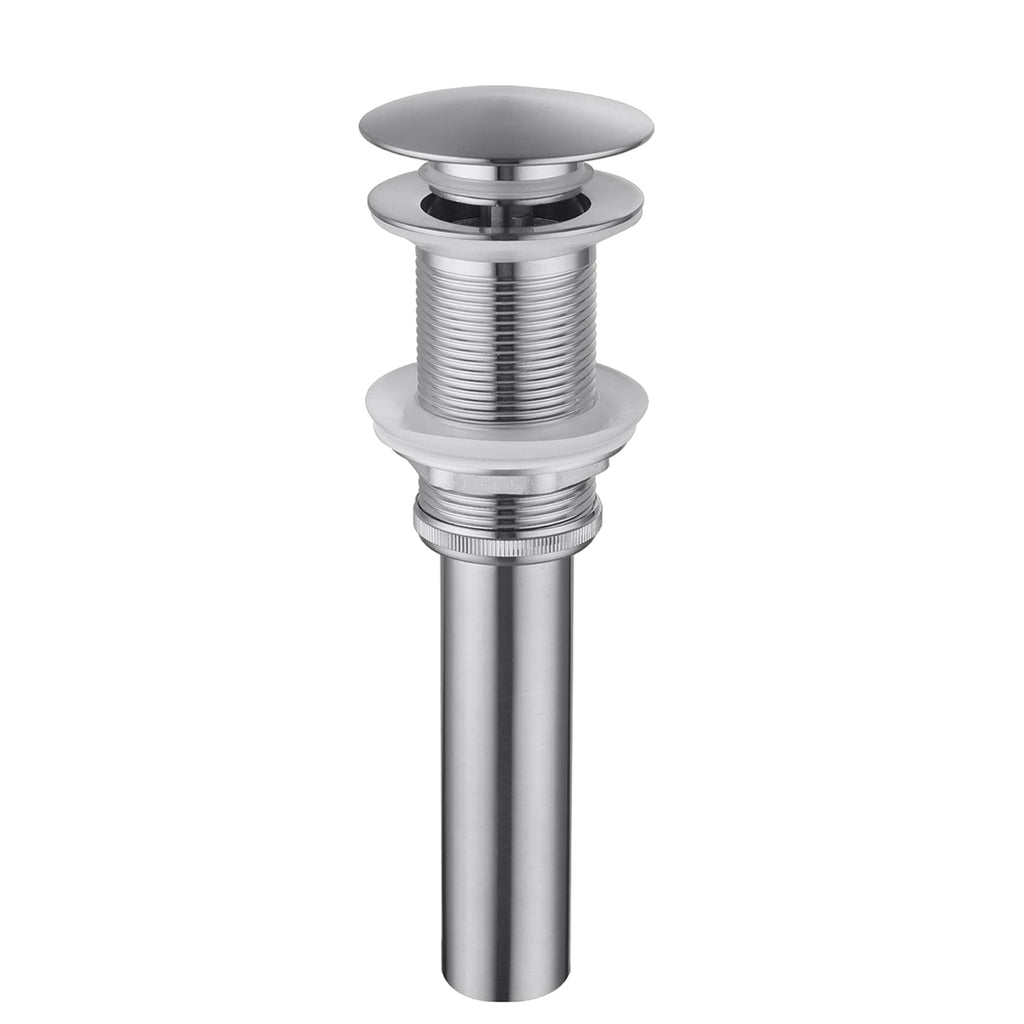 Stainless Steel Bathroom Sink Drain Without Overflow with Pop-Up Stopper