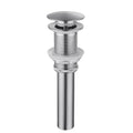 Stainless Steel Bathroom Sink Drain Without Overflow with Pop-Up Stopper