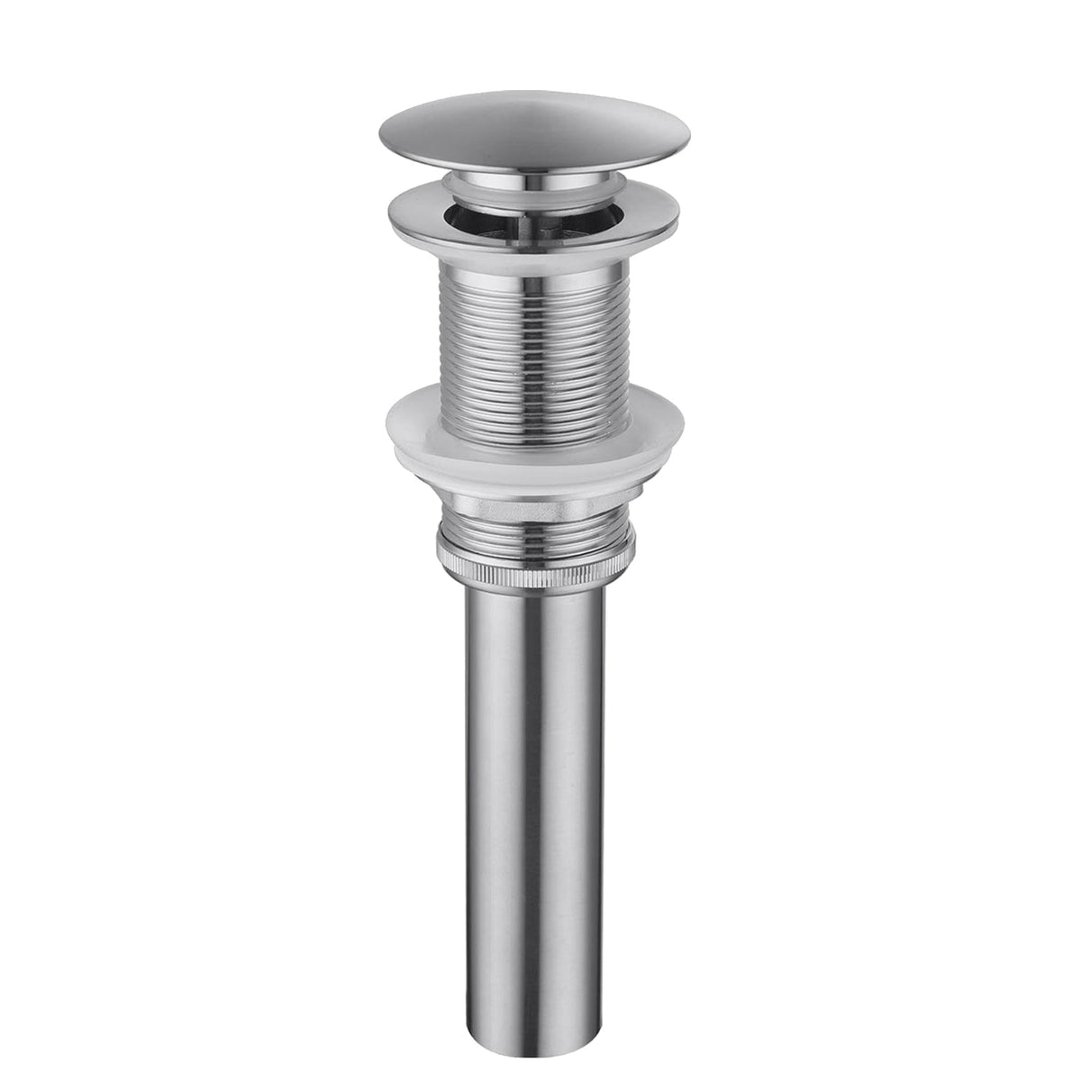 Stainless Steel Bathroom Sink Drain Without Overflow with Pop-Up Stopper
