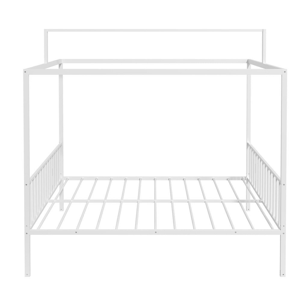 3 In 1 Convertible Montessori Floor Bed with Fenced Support - Full