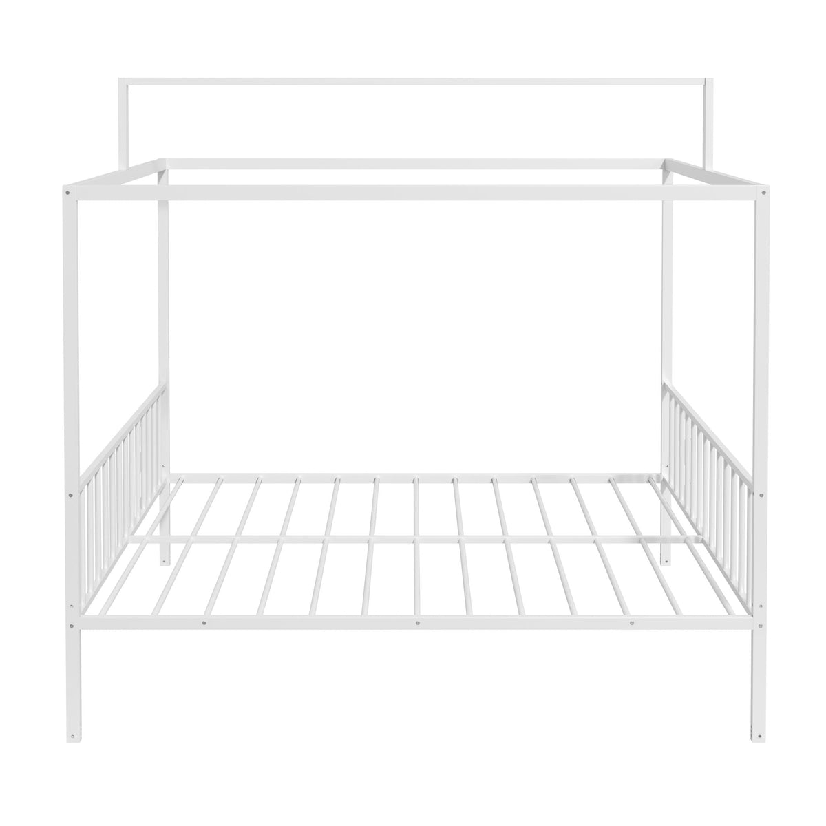 3 In 1 Convertible Montessori Floor Bed with Fenced Support - Full