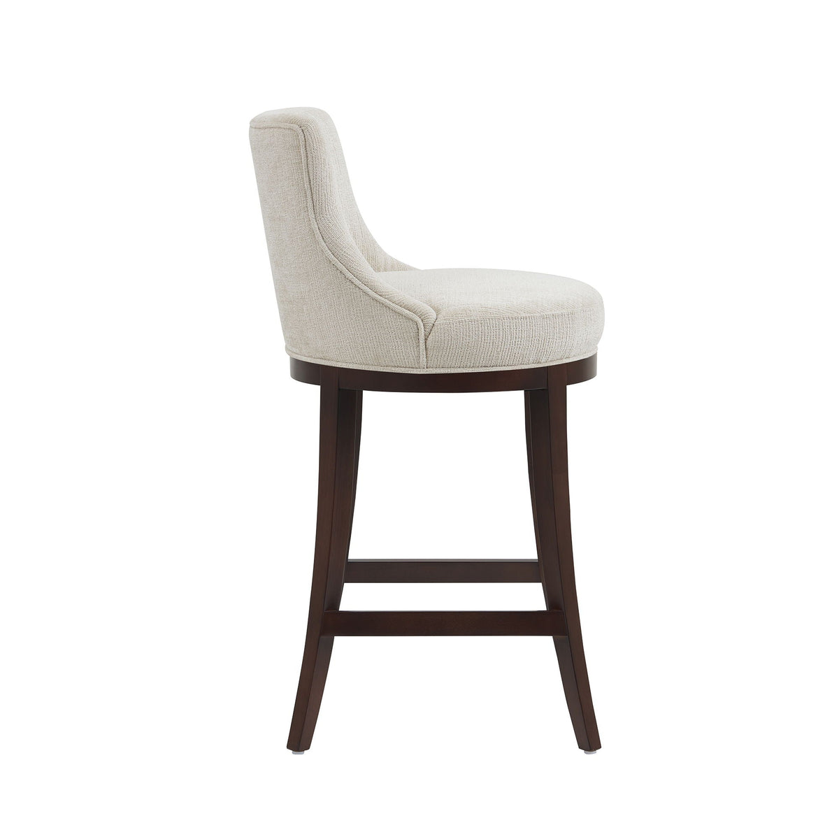 Bar Height Barstool with Backrest - Green, Light Brown, or Beige