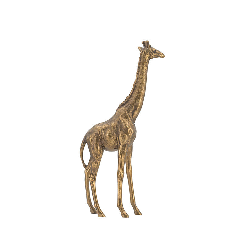 5.9x2.2x11.2" Giraffe Statuette