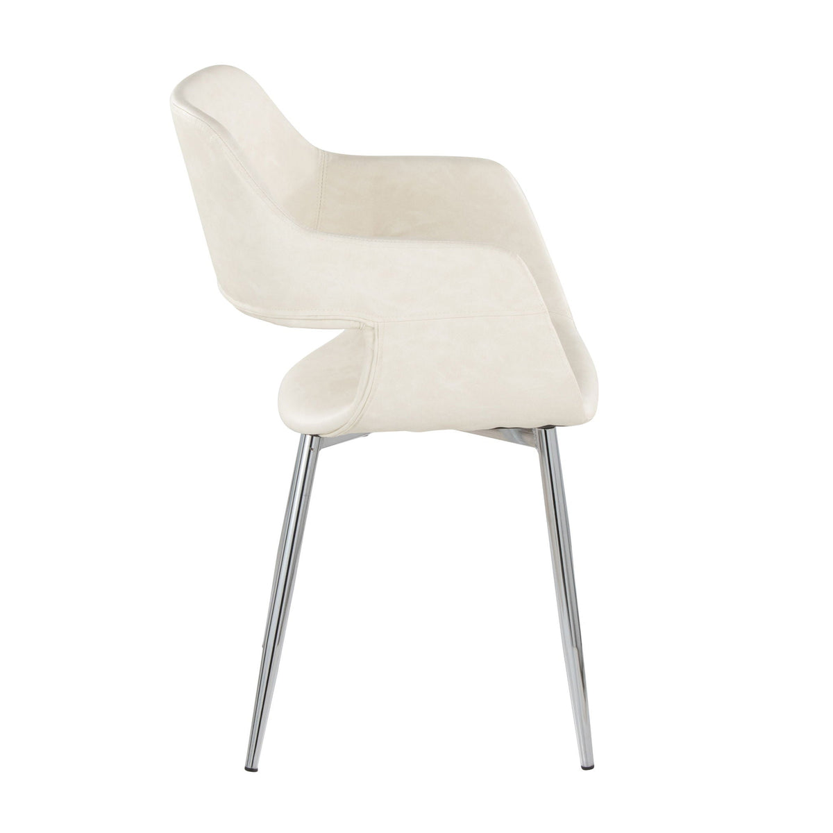Contemporary Dining Chair Set with Metal Legs – Multiple Colors