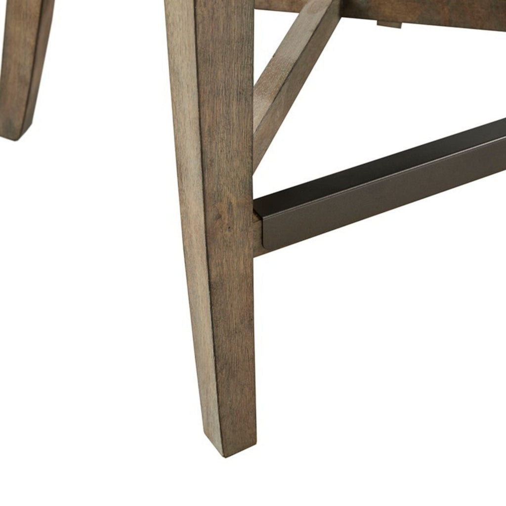 Carson Counter Stool with Swivel Seat - Wingback Design - Beige, Gray, Blue