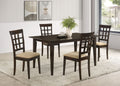 Gabriel 5-piece Rectangular 59-inch Dining Set Cappuccino