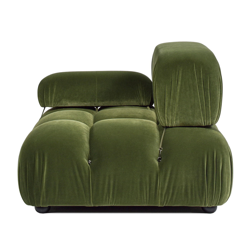 Bubble Modular Modern Lounge Arm Chair with Eucalyptus Frame - White, Green, or Orange