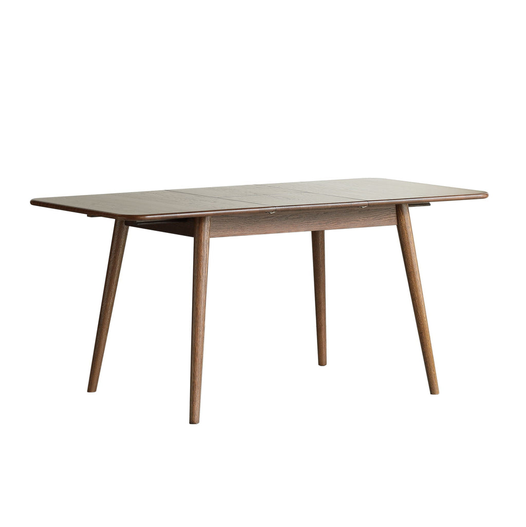 Telescopic Wood Dining Table with Extendable Top - Multiple Colors