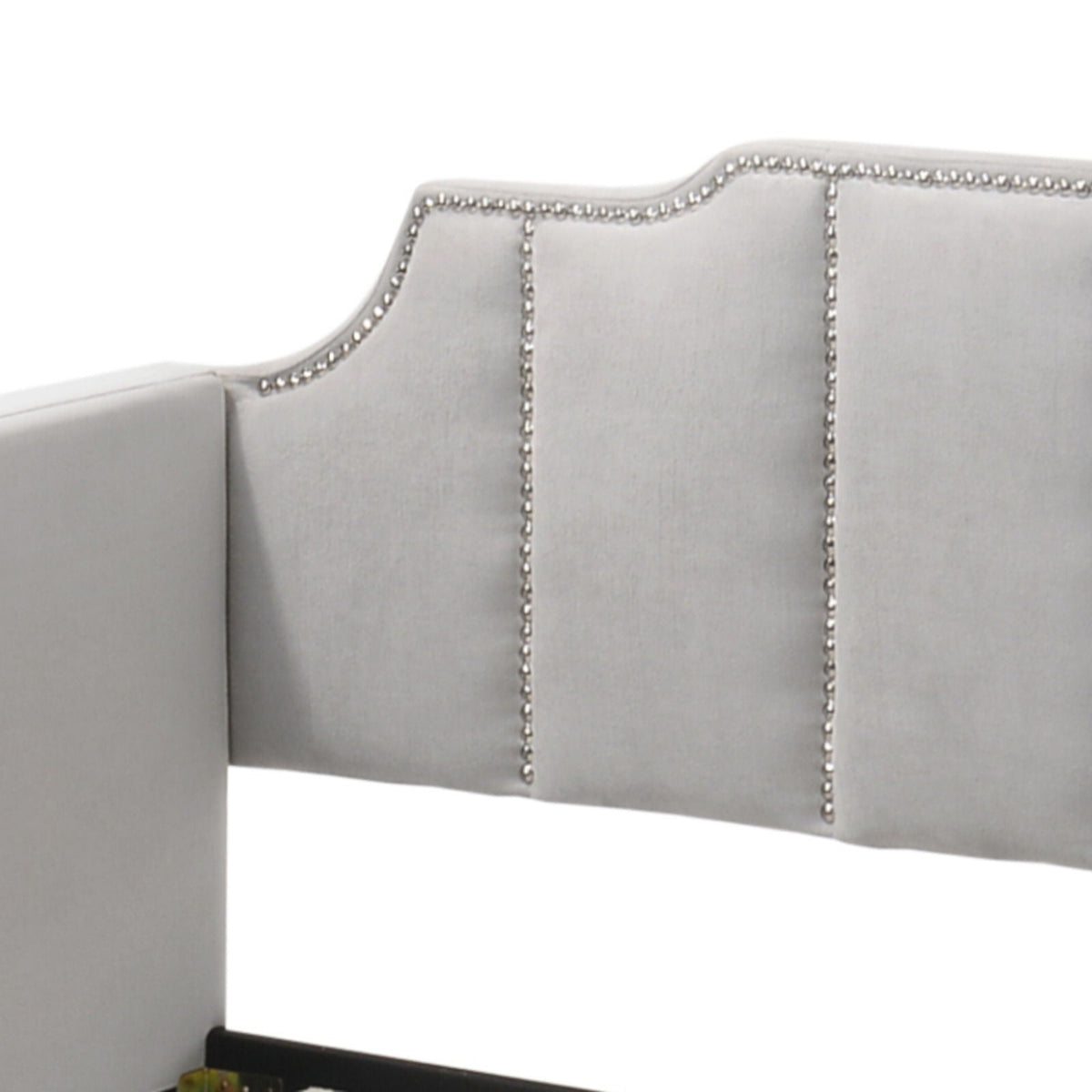 Peridot Twin Daybed With Trundle in Dove Gray