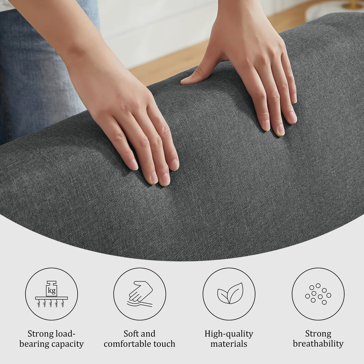 3-in-1 Convertible Sleeper Sofa Chair Bed with USB & Foldable Table - Linen