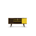 Free Standing Design TV Stand with Storage - Yellow, Light Blue, White